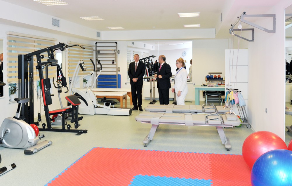 Ilham Aliyev reviews Rehabilitation Center for Disabled after repair in Baku