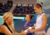 Завершился первый день соревнований 22-го чемпионата Баку по спортивной гимнастике