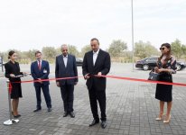 Президент Ильхам Алиев  и его супруга приняли участие в открытии комплекса Международной школы SABIS Sun и Гольф-клуба