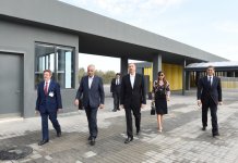 Президент Ильхам Алиев  и его супруга приняли участие в открытии комплекса Международной школы SABIS Sun и Гольф-клуба