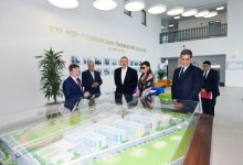 Президент Ильхам Алиев  и его супруга приняли участие в открытии комплекса Международной школы SABIS Sun и Гольф-клуба