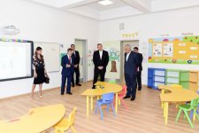 Президент Ильхам Алиев  и его супруга приняли участие в открытии комплекса Международной школы SABIS Sun и Гольф-клуба