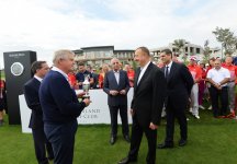 Президент Ильхам Алиев  и его супруга приняли участие в открытии комплекса Международной школы SABIS Sun и Гольф-клуба