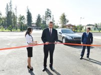 President Aliyev attends opening of new building of Ujar district Central Hospital
