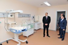 President Aliyev attends opening of new building of Ujar district Central Hospital
