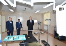 President Aliyev attends opening of new building of Ujar district Central Hospital