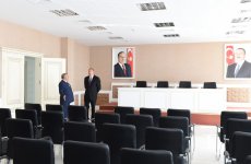 Президент Азербайджана принял участие в открытии Молодежного центра в Гейчае (ФОТО)