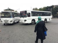Противозаконные действия водителей  автобусов в Баку (ФОТО)