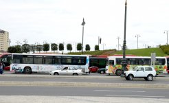 Противозаконные действия водителей  автобусов в Баку (ФОТО)