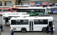 Противозаконные действия водителей  автобусов в Баку (ФОТО)