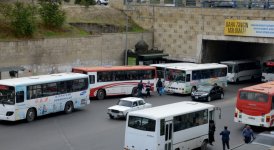 Противозаконные действия водителей  автобусов в Баку (ФОТО)