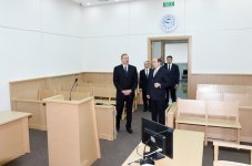 Президент Ильхам Алиев принял участие в открытии Сабунчинского судебного комплекса (ФОТО)