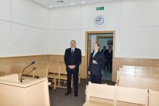 Президент Ильхам Алиев принял участие в открытии Сабунчинского судебного комплекса (ФОТО)