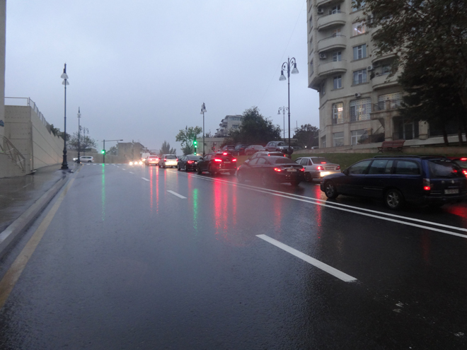 Новые дороги в Баку (ФОТО)