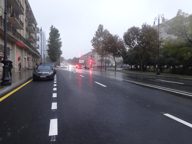 Новые дороги в Баку (ФОТО)