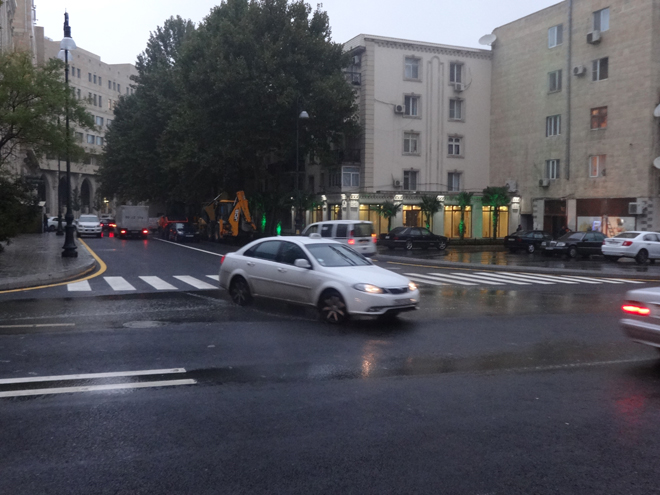 Новые дороги в Баку (ФОТО)