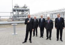 Ilham Aliyev launches new installations in Ethylene and Polyethylene Plant in Sumgayit