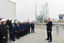 Ilham Aliyev launches new installations in Ethylene and Polyethylene Plant in Sumgayit