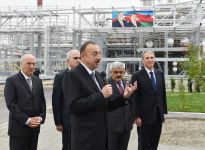 Ilham Aliyev launches new installations in Ethylene and Polyethylene Plant in Sumgayit
