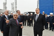 Президент Ильхам Алиев принял участие в открытии завода технического оборудования в Сумгайыте