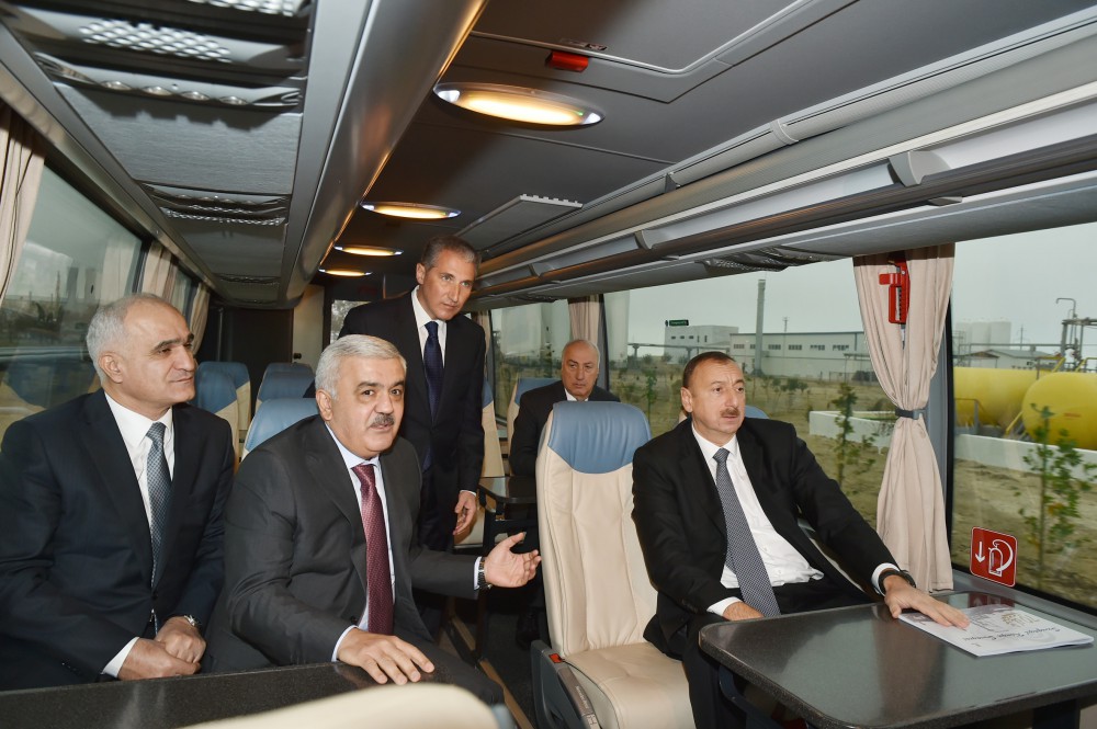 Ilham Aliyev launches new installations in Ethylene and Polyethylene Plant in Sumgayit