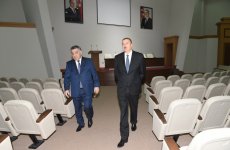 Президент Ильхам Алиев принял участие в открытии Центра Гейдара Алиева в городе Загатала