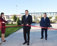 Президент Ильхам Алиев принял участие в открытии Центра Гейдара Алиева в городе Загатала