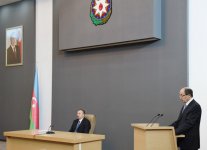 Президент Ильхам Алиев: Справедливая судебная система должна адекватно отвечать на факты нарушения в связи с предпринимателями
