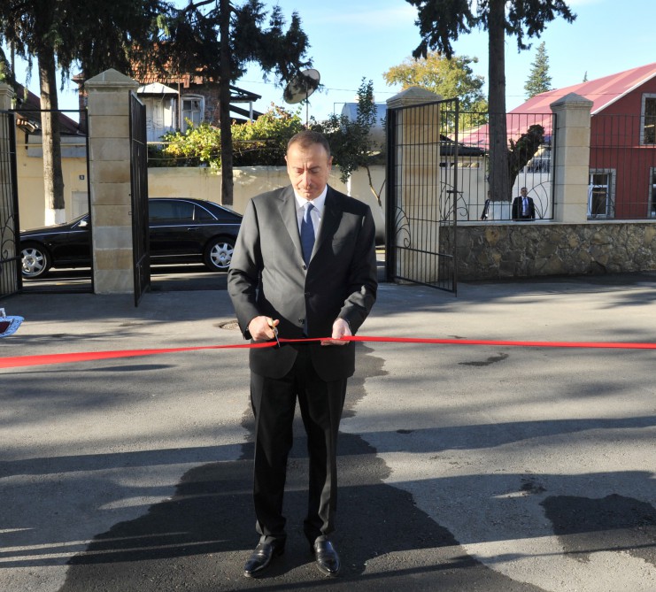 Ilham Aliyev attends opening of Azerbaijan Teachers Institute’s Zagatala branch