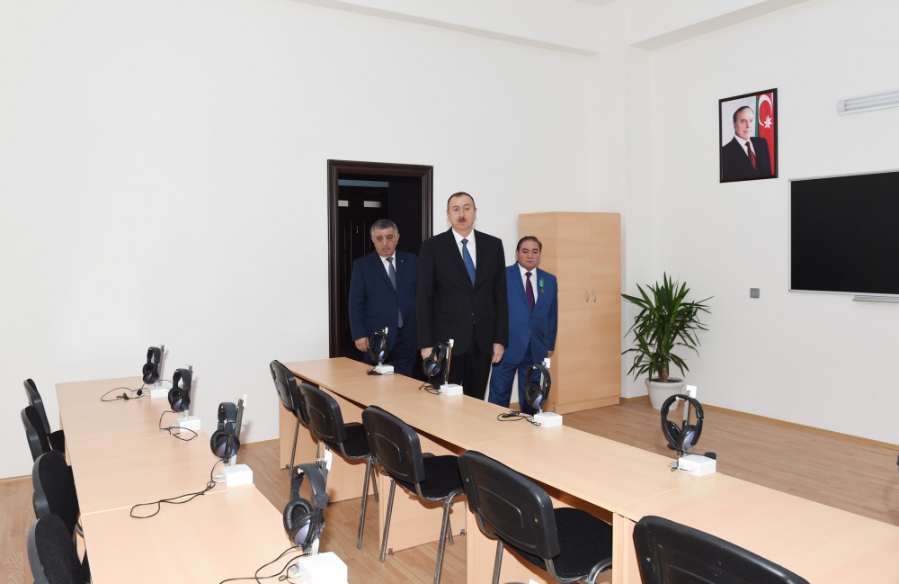 Ilham Aliyev attends opening of Azerbaijan Teachers Institute’s Zagatala branch
