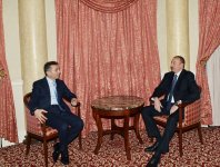 President Ilham Aliyev met with the former Prime Minister of Georgia