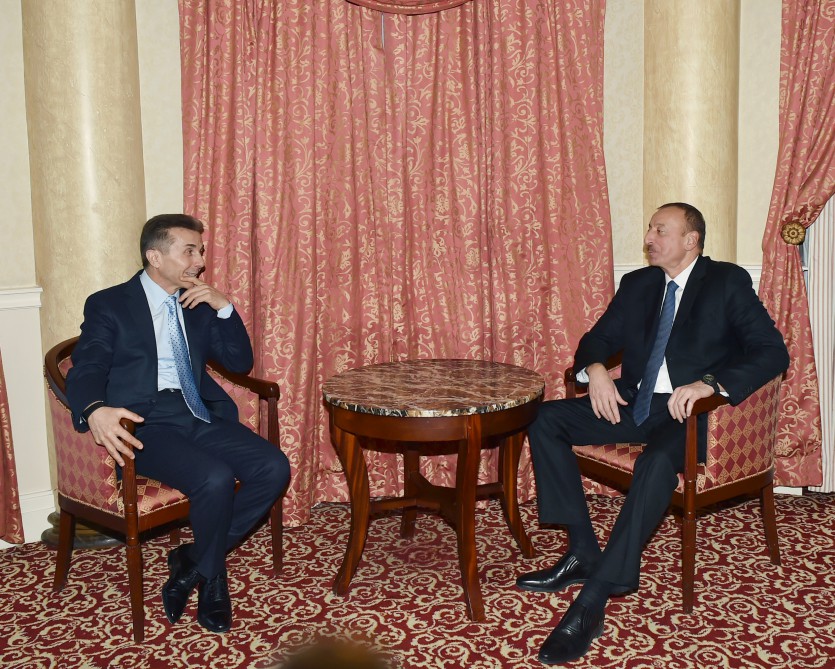 President Ilham Aliyev met with the former Prime Minister of Georgia