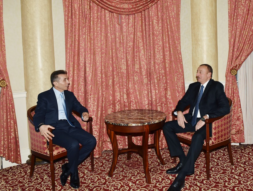 President Ilham Aliyev met with the former Prime Minister of Georgia