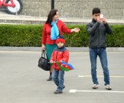 В Баку прошел велопробег, посвященный Дню Государственного флага  (ФОТО)