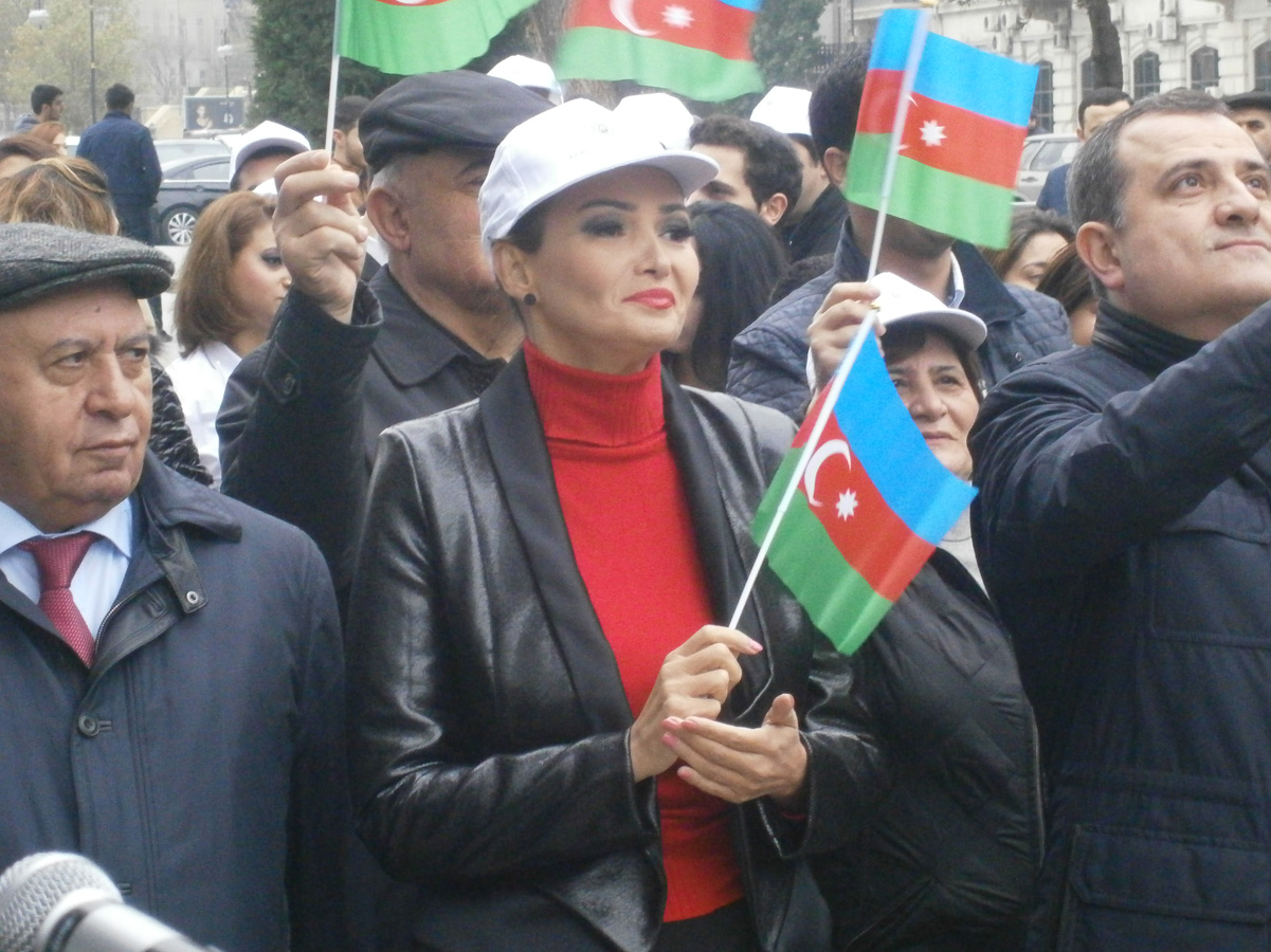 В Баку состоялось «Шествие флага»