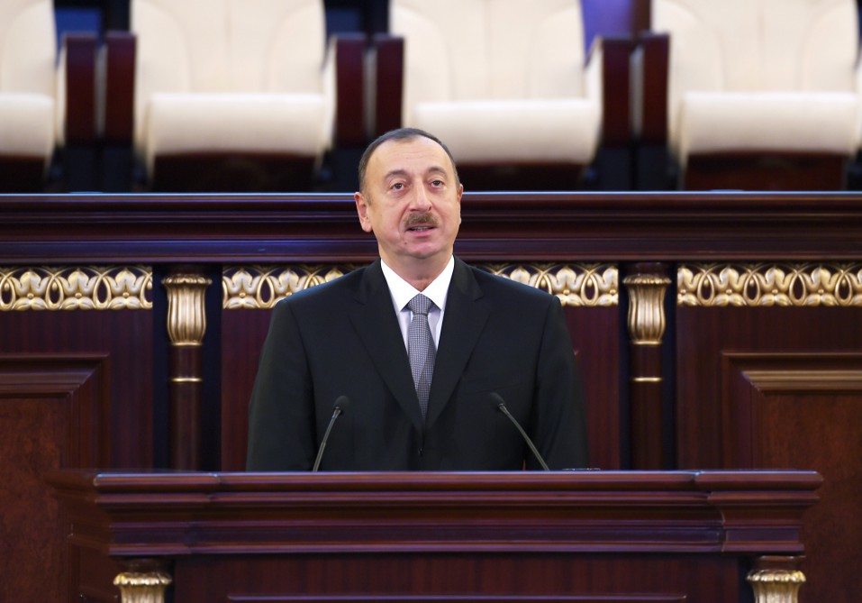 Armenians trying to distort Azerbaijan’s history, says President Aliyev