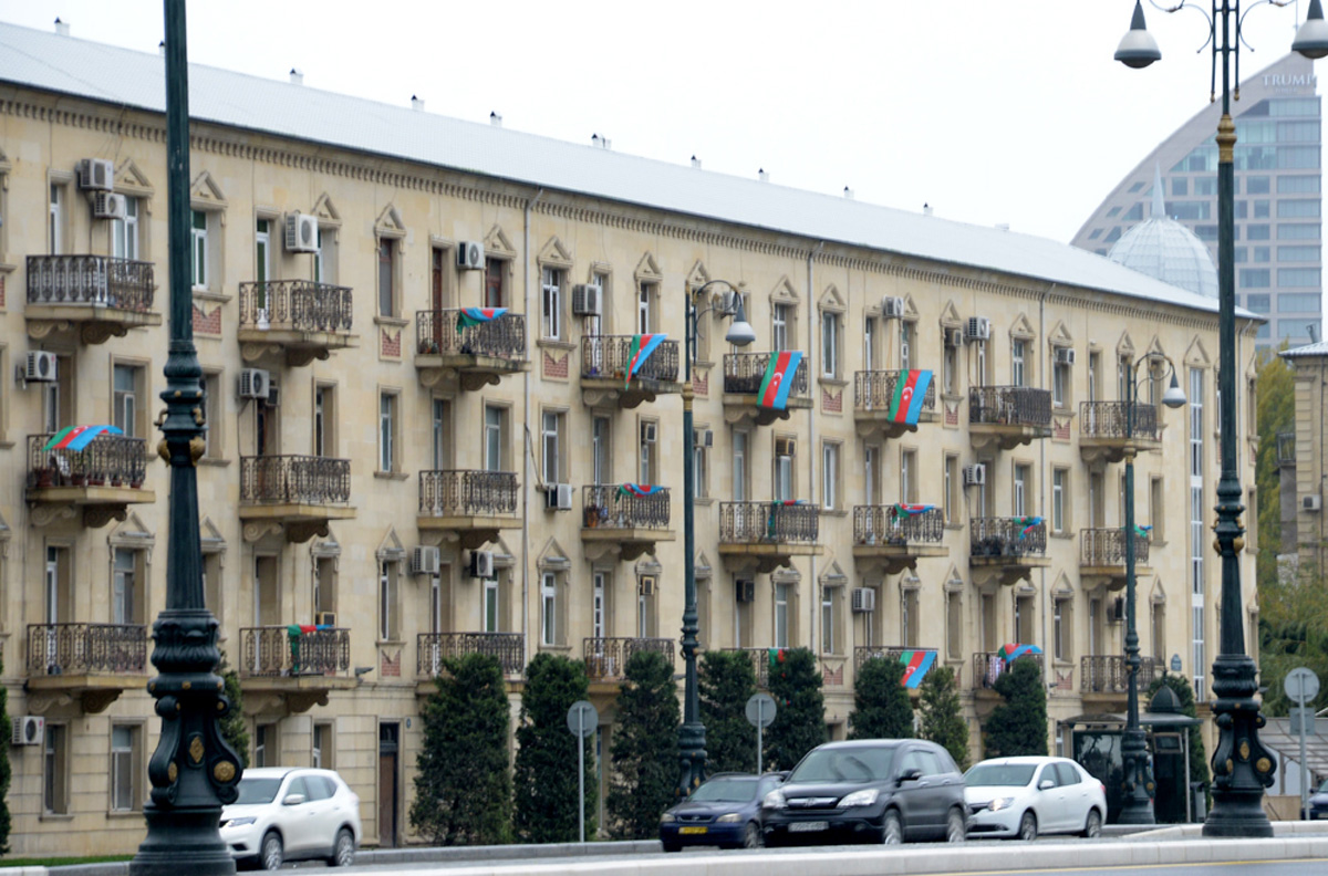 Баку в День государственного флага (ФОТО)