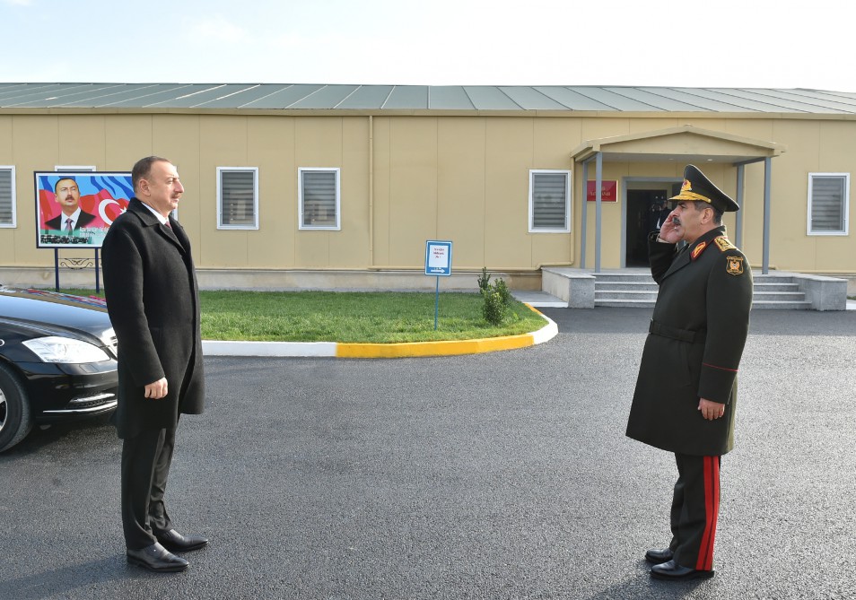 President Aliyev reviews military town of Air Force of Azerbaijani Defense Ministry
