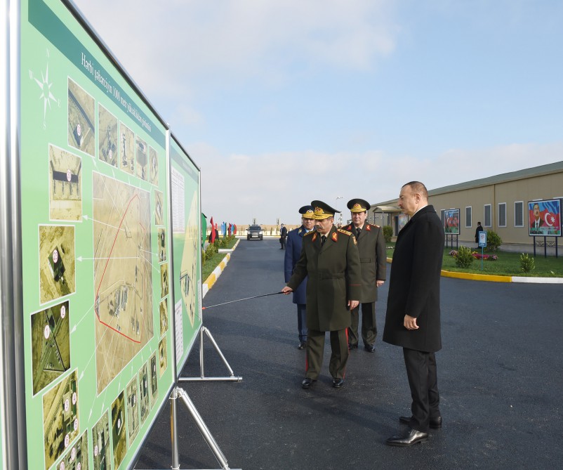 President Aliyev reviews military town of Air Force of Azerbaijani Defense Ministry