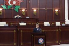 President Aliyev attends first session of new parliament (PHOTO)