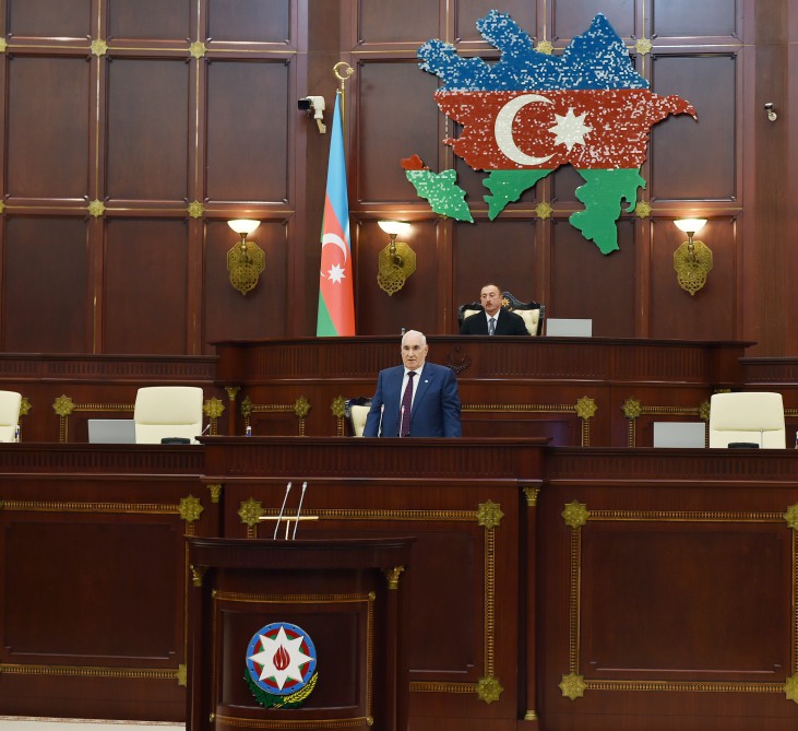 President Aliyev attends first session of new parliament (PHOTO)