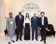 Azerbaijan first lady meets ISESCO Director General, goodwill ambassadors