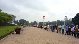 В мавзолее великого вождя Хо Ши Мина - уникальные фото