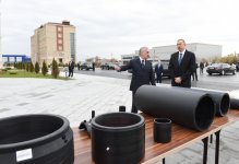 В эксплуатацию сдана Нахчыванская внутригородская водопроводная сеть (ФОТО)