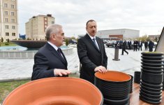 В эксплуатацию сдана Нахчыванская внутригородская водопроводная сеть (ФОТО)