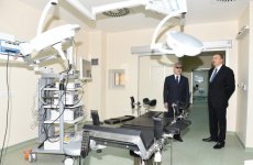 Президент Ильхам Алиев принял участие в открытии больницы в Нахчыване (ФОТО)