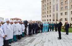 Президент Ильхам Алиев принял участие в открытии больницы в Нахчыване (ФОТО)