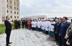 Президент Ильхам Алиев принял участие в открытии больницы в Нахчыване (ФОТО)