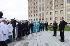 Президент Ильхам Алиев принял участие в открытии больницы в Нахчыване (ФОТО)
