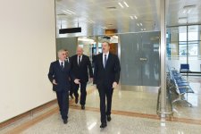 Ильхам Алиев ознакомился с реконструированным терминалом Нахчыванского международного аэропорта  (ФОТО)